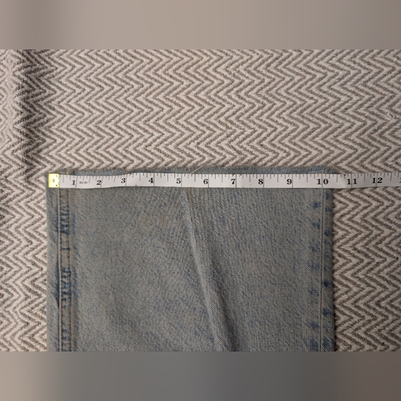 Zara Wide Leg Jeans - Light Blue - Picture 9 of 9